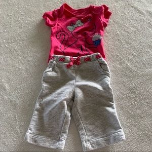Wonder Nation Top and Old Navy Pants